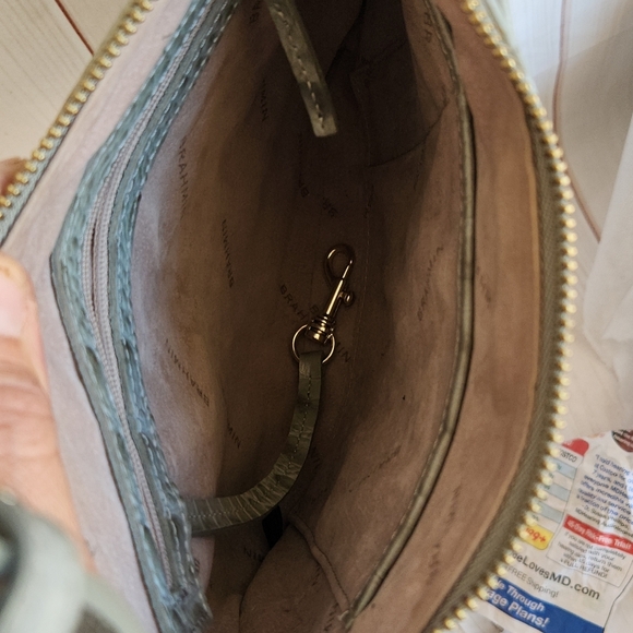 Brahmin Green Crocodile Embossed Women's Bag - Picture 4 of 8